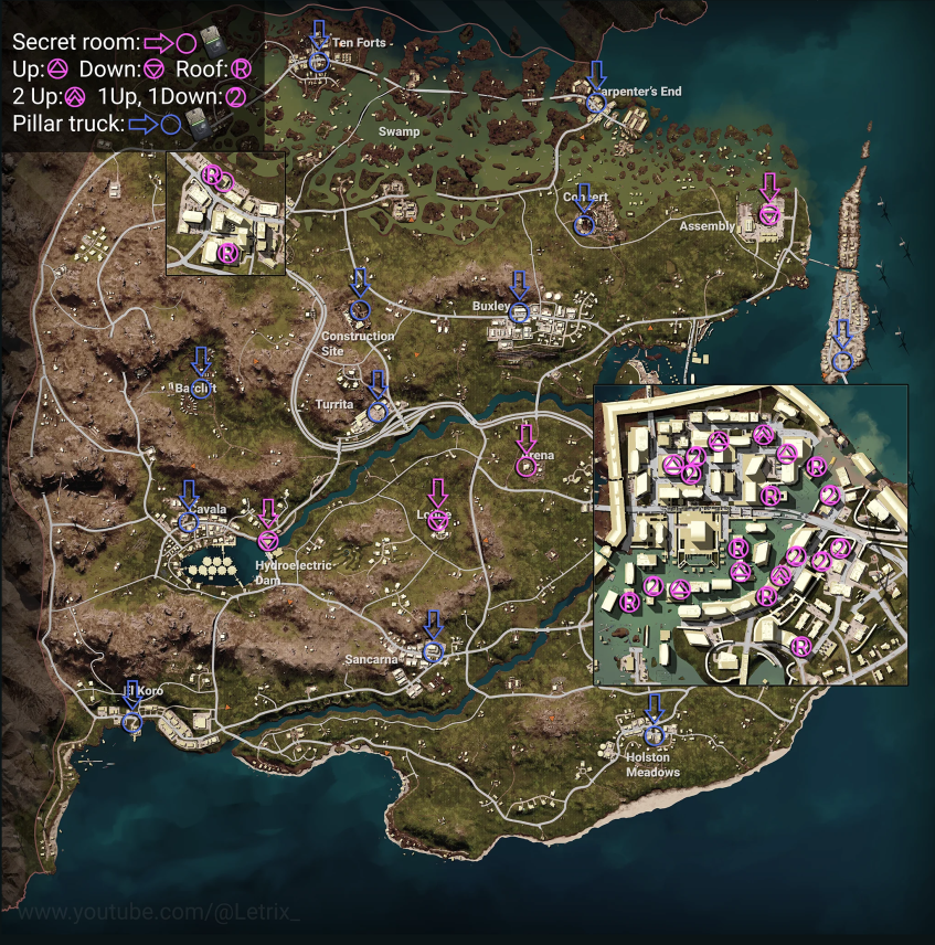 Deston secret locations