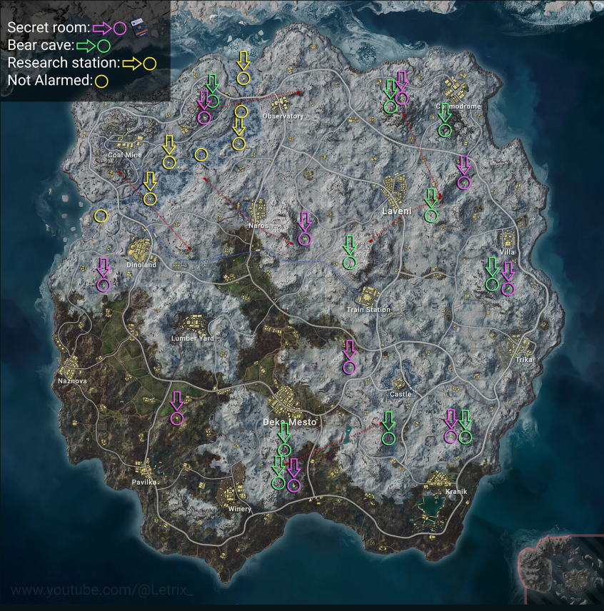 Vikendi secret locations
